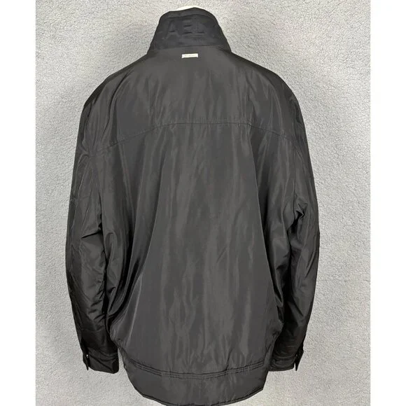 Michael Kors XXL Mens Black Zip-Up Jacket Front Pockets & High Collar Black NWTs - Picture 5 of 8